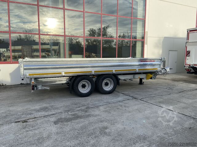 自卸式拖车 Möslein TTD 11 Breite Reifen  Kipper Tieflader, Breite Reifen-- Neufahrzeug --