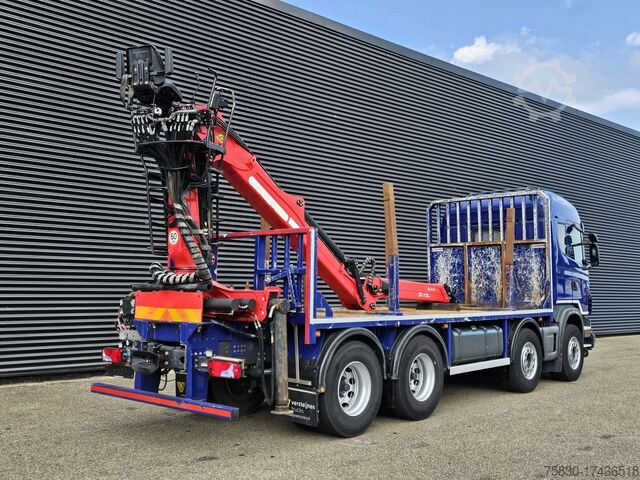 Vrachtwagen met kraan Scania G440 / RETARDER / 8x4 / PALFINGER-EPSILON CRANE