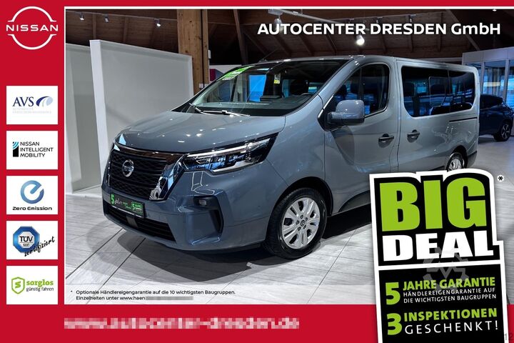 حافلة صغيرة Nissan Primastar Kombi dCI 150 L1H1 Tekna Navi SHZ Kam