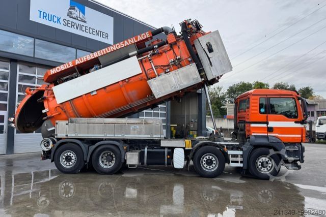 Вакуумний автоцистерна MAN TGS 35.480 Jurop Kanalreinigung