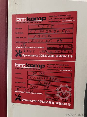 Stacioni i kompresorit me vidë të përdorur G Chicago Pneumatic CPX 530