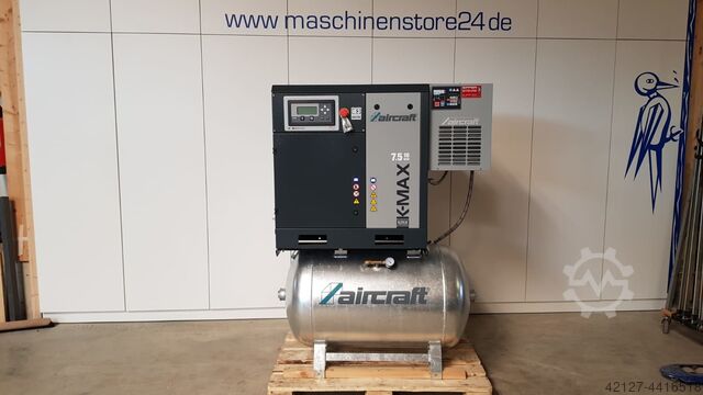 Schraubenkompressor mit Kältetrockner Aircraft / Fini A-K-Max 7,5-10-270 K (IE3)