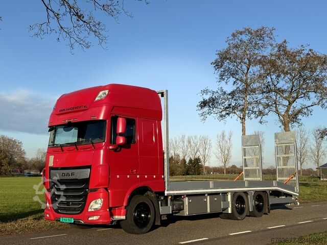 DAF XF 530 - 6x2 - Transporter Mesin / Truk Oprij - 2019 - EURO 6 - 675 ribu km - Berlaku KIR sampai DAF XF 530 - 6x2 - Machine Transporter / Oprij Vrachtwagen - 2019 - EURO 6 - 675DKM - APK 1-27