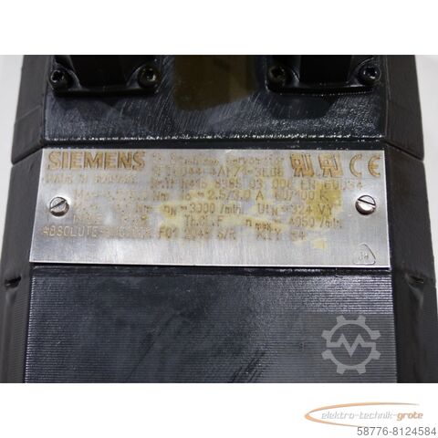 Motor Siemens Siemens 1FT6044-4AF71-3EG6 Synchronservomotor