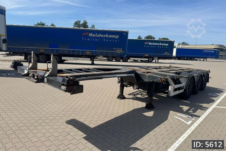 Kontejnerski transport Pacton TXD 339 Multi / 2x Extandable / Lift axle / NL ...