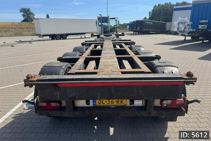 Kontejnerski transport Pacton TXD 339 Multi / 2x Extandable / Lift axle / NL ...