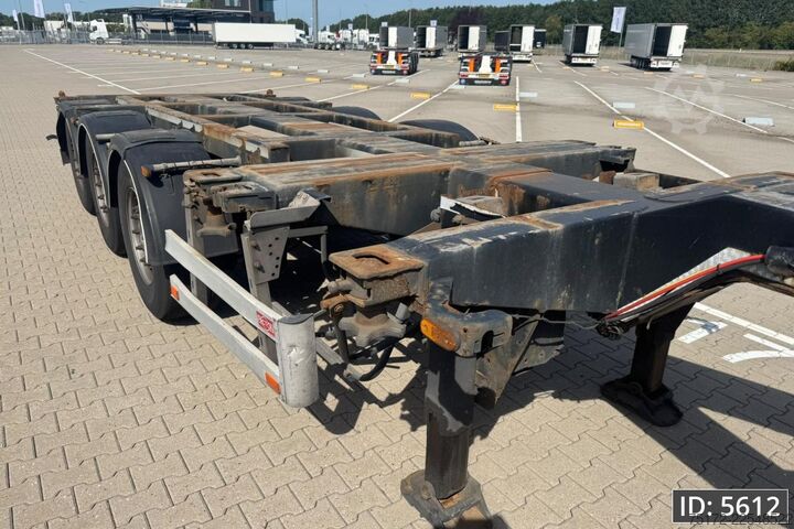 Kontejnerski transport Pacton TXD 339 Multi / 2x Extandable / Lift axle / NL ...