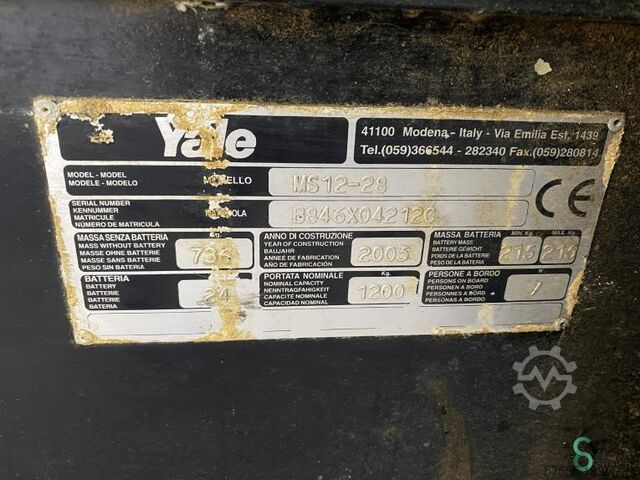 Carretilla elevadora Yale MS 12
