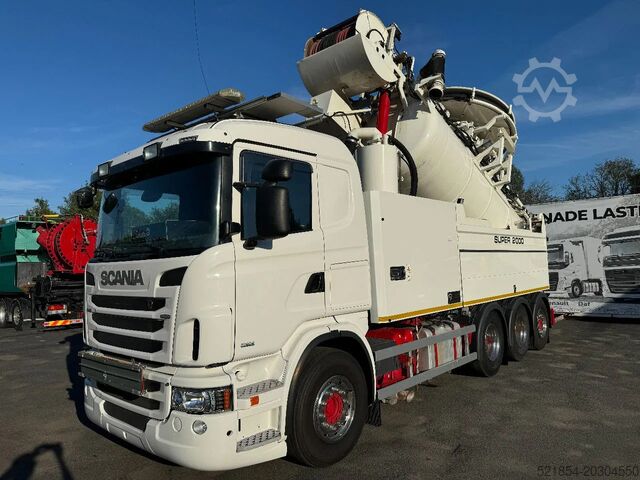 Sugekøretøj Scania R480 Combi, Wiedemann Super 2000 (16m3) + Recyc...