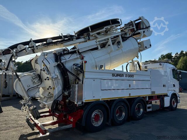 Sugekøretøj Scania R480 Combi, Wiedemann Super 2000 (16m3) + Recyc...