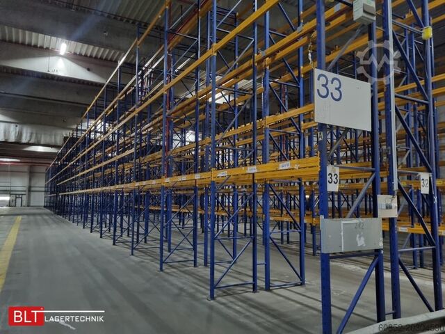 Kệ tải trọng nặng, kệ công nghiệp, kệ kho cao tầng Jungheinrich Delta - 50,4 lfm, Höhe 7,5m Boden + 3 Ebenen | Fachlast 2700kg