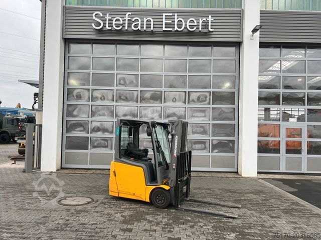 Front loader forklift JUNGHEINRICH EFG 215 / Triplex 4.25m / 1.851h / Batterie 2023