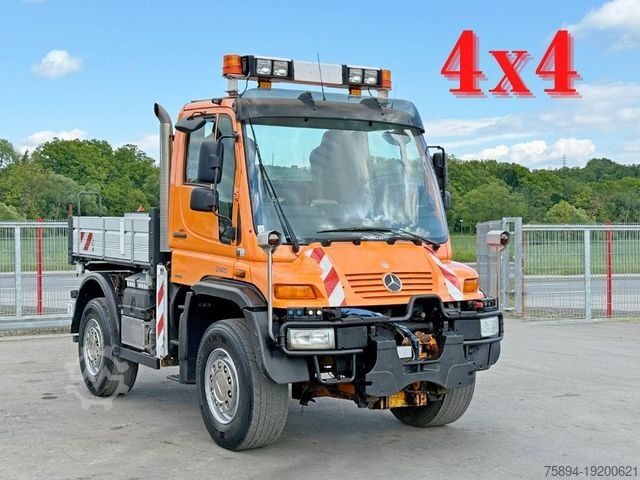 Количка за изхвърляне MERCEDES-BENZ UNIMOG 400 * KIPPER 2,40 * 4x4 * TOPZUSTAND