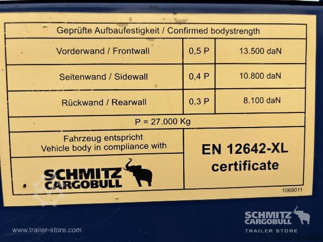 Открытый полуприцеп с тентом Schmitz Cargobull Semitrailer Curtainsider Standard