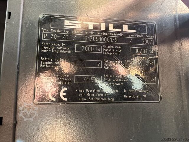 Dīzeļiekrāvēji Still R70-70 - Gabelstapler für Ersatzteile - Forklift f