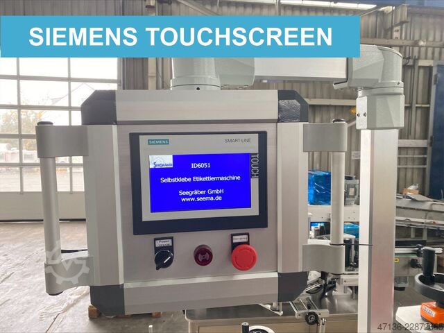 स्वयं चिपकने वाली लेबलिंग मशीन 2 स्टेशन SEEMA ETIMAX 2R