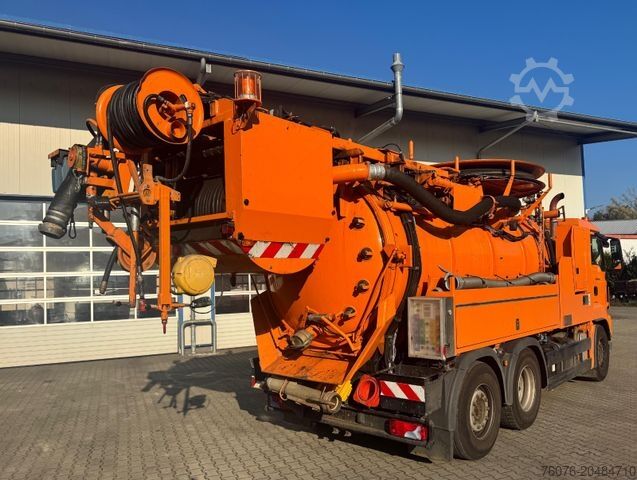 Vacuum tank truck MAN TGS 26.400 BL 6x2/4 Wiedemann Kombi Spüler
