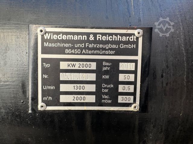 Vacuum tank truck MAN TGS 26.400 BL 6x2/4 Wiedemann Kombi Spüler