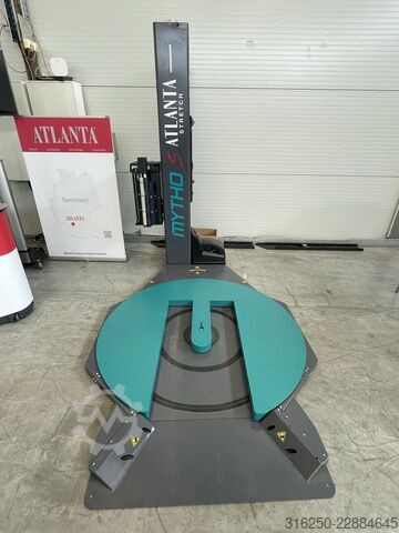 Bretti umbúðir plötuspilari teygja ATLANTA mit. Autom. Folienanlegen MYTHO S - NEU Arya - Mast 2400 mm - 200%