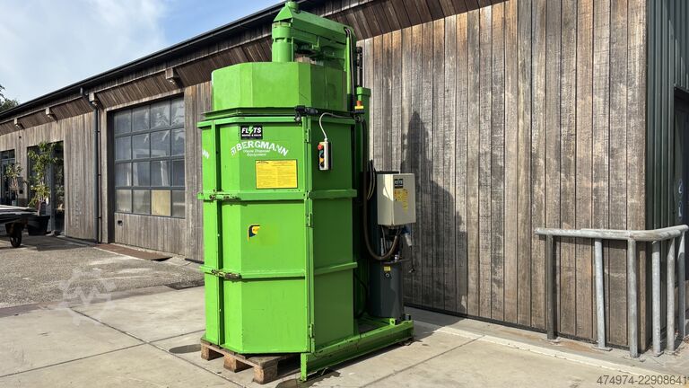 Pressa per balle, pressa per carta, pressa per plastica 220V Bergmann PS 8100-29