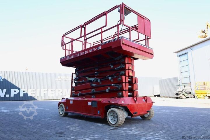 Scissor lift PB LIFT S171-16E Electric, 17.3m Working Height, 400k