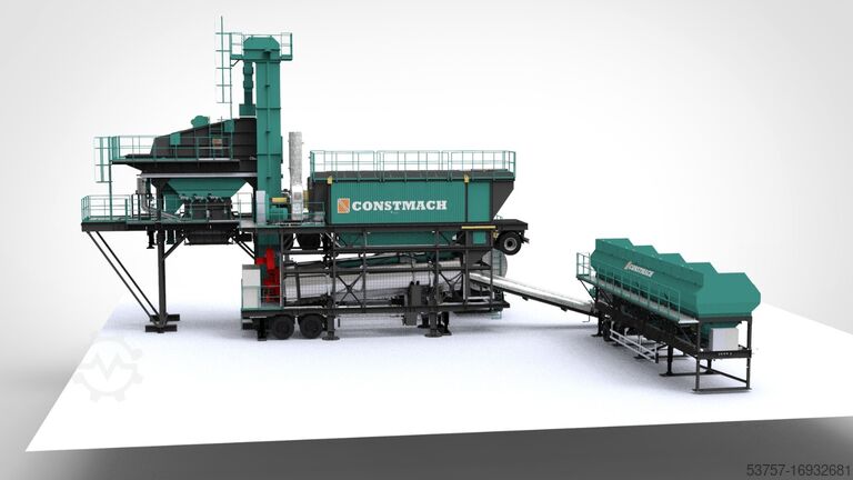 Mobile Asphaltmischanlage Mobile 160 TPH drum mix asphalt plant Mobile 160 TPH drum mix asphalt plant