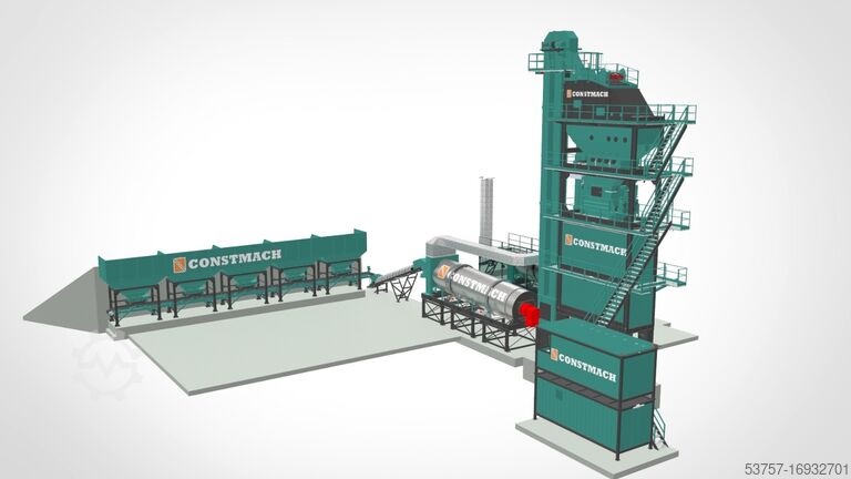 Planta mezcladora de asfalto estacionaria Stationary drum mix asphalt plant Stationary drum mix asphalt plant