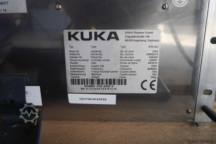 産業用ロボット Kuka KRC2 SR