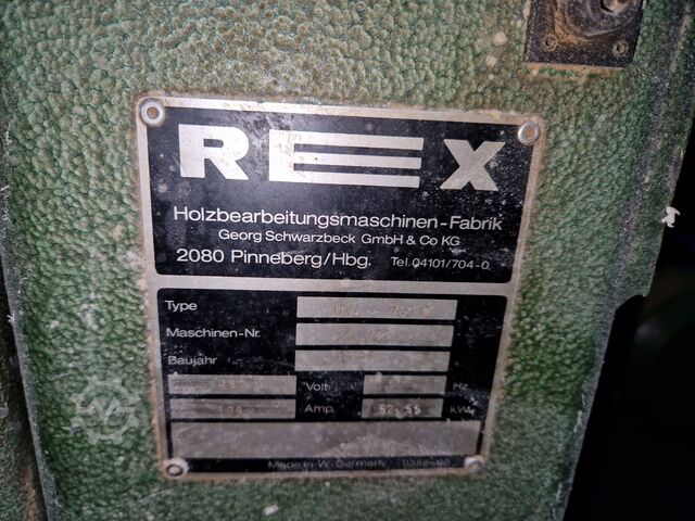 REX Holzarbaitungsmaschinen-Fabrik UNI 760 W