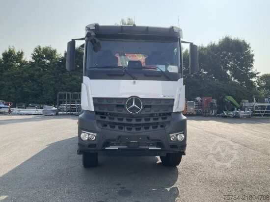 Trójstronna wywrotka MERCEDES-BENZ AROCS 3351 AK 6X6  3-S-KIPPER BORDMATIK,  PALFINGERKRAN, NEU, MIETKAUF MGL