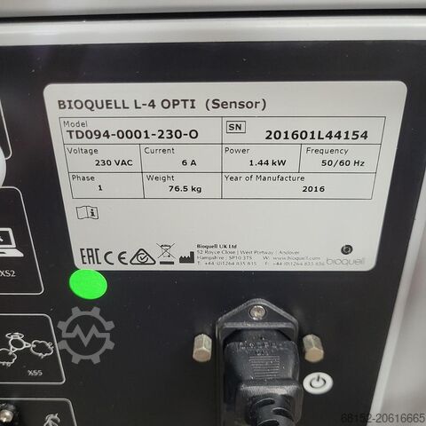 BioQuell L-4 OPTI HPV generator BioQuell L-4 OPTI