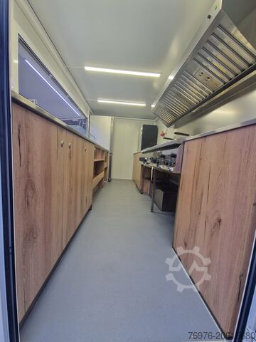 Mobil van penjualan, truk makanan, truk makanan ringan Iveco Food Truck, Imbisswagen, Küche ist Neu