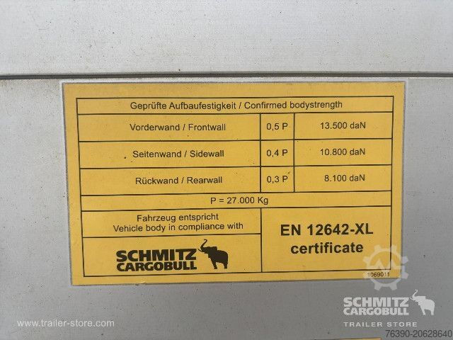 Open semitrailer with tarp Schmitz Cargobull Semitrailer Curtainsider Standard