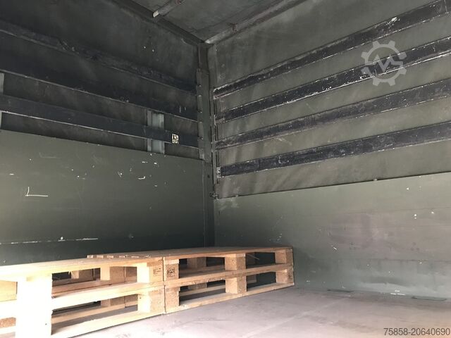 带平板和防水布的拖车 SCHMITZ 3Achser Bundeswehr mit HU+SP TOP Zustand