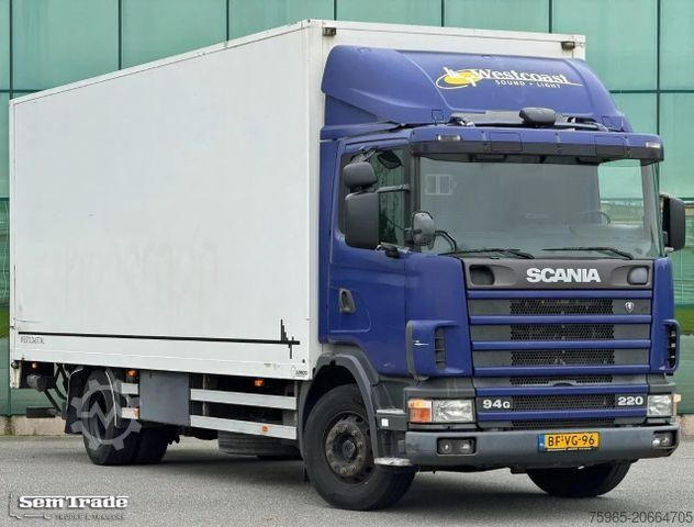 बॉक्स ट्रक SCANIA P94-220 EURO 2 AIRCO MANUAL GEARBOX LAMBOO BOX T