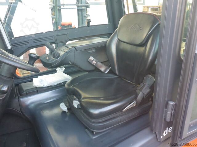 Электрический 4-х колесный вилочный погрузчик Linde E35 HL