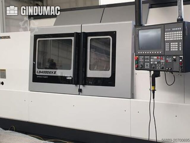 Máquina de torneamento horizontal Okuma LB4000EX II