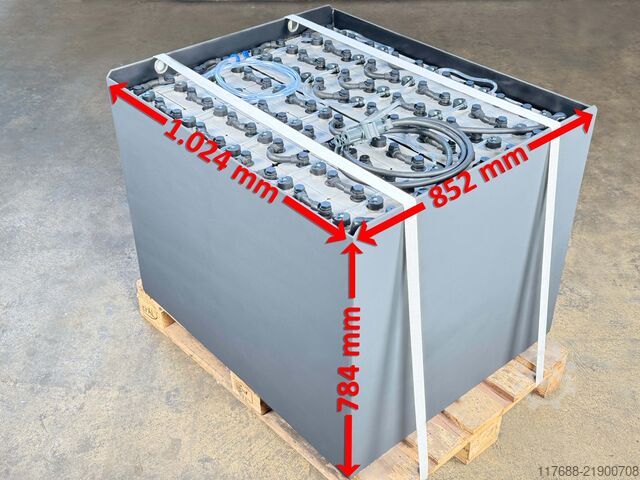 叉车电池 80V 5PZS 775AH - DIN A Linde E25/30/35/40/45 -K - P250 Still R60 - RX60-25/30/35/40 -Jungheinrich EFG uvm.