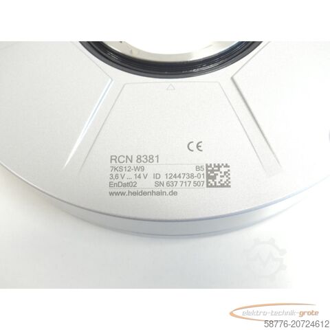 Componente Heidenhain Heidenhain RCN 8381 7KS12-W9 . 1244738-01 SN:637717507 - ! -