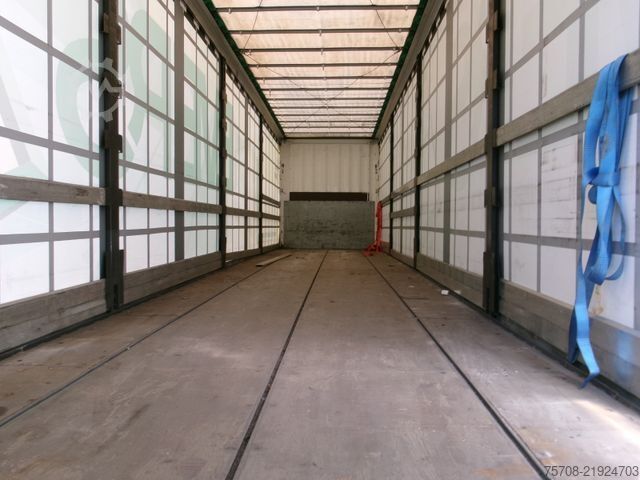 Open oplegger met zeil KRONE Mega*Fenstertransport*Staplerhalter*BPW*Hubdach