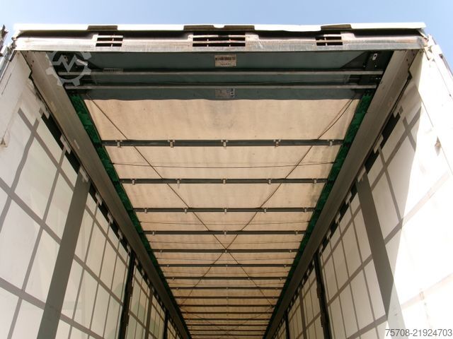 Open oplegger met zeil KRONE Mega*Fenstertransport*Staplerhalter*BPW*Hubdach