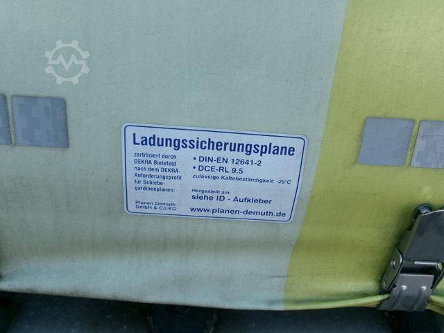Open oplegger met zeil KRONE Mega*Fenstertransport*Staplerhalter*BPW*Hubdach
