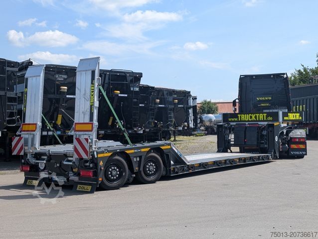 Низькорамний напівпричіп DOLL 2- Achs Tiefbett Tera mit überfahrbarem Heck