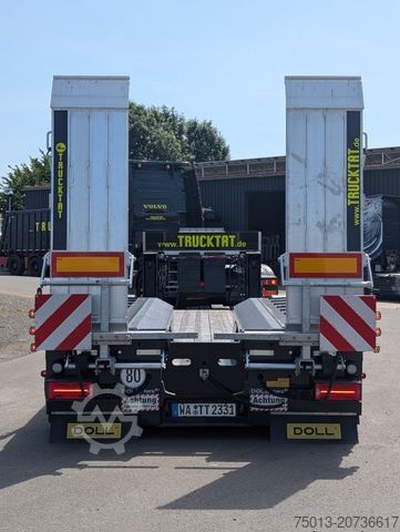 Низькорамний напівпричіп DOLL 2- Achs Tiefbett Tera mit überfahrbarem Heck