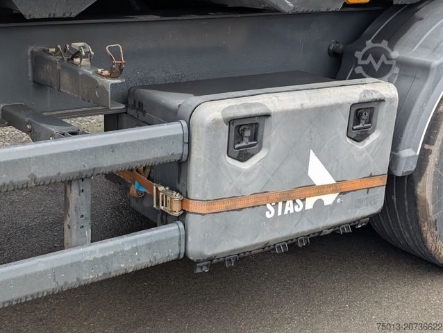 Полуприцеп-самосвал STAS HardoX Stahl 86 m³, Liftachse, ALCOA, Unfaller