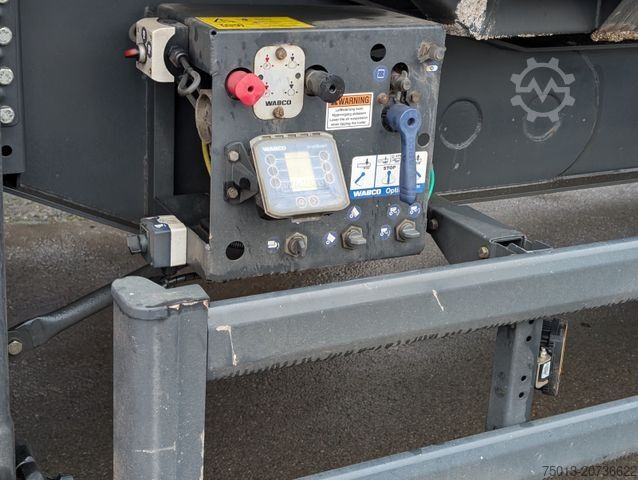 Полуприцеп-самосвал STAS HardoX Stahl 86 m³, Liftachse, ALCOA, Unfaller