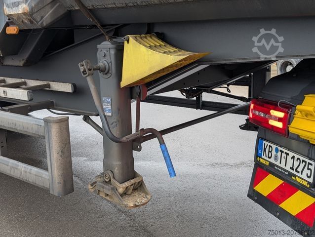 Полуприцеп-самосвал STAS HardoX Stahl 86 m³, Liftachse, ALCOA, Unfaller