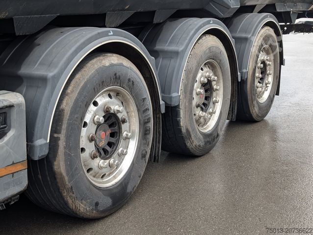 Полуприцеп-самосвал STAS HardoX Stahl 86 m³, Liftachse, ALCOA, Unfaller