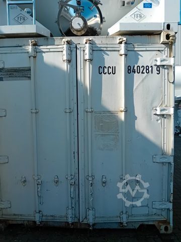 Auflieger-Wechselfahrgestell Heizcontainer