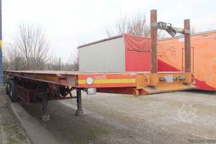 Avoin puoliperävaunu capperi semirimorchio pianale allungabile 20m